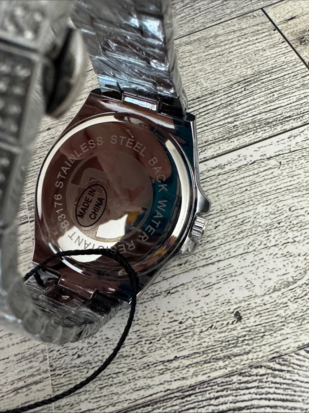 AJ USA Men's Crystal Pavé Stainless Steel Watch NEW